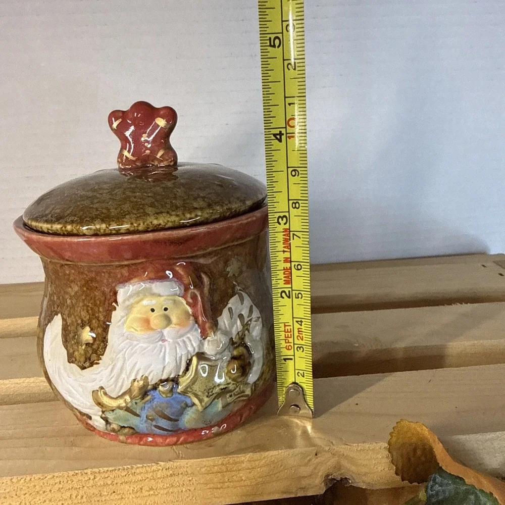 Greenbrier International Christmas Santa Sugar Bowl.